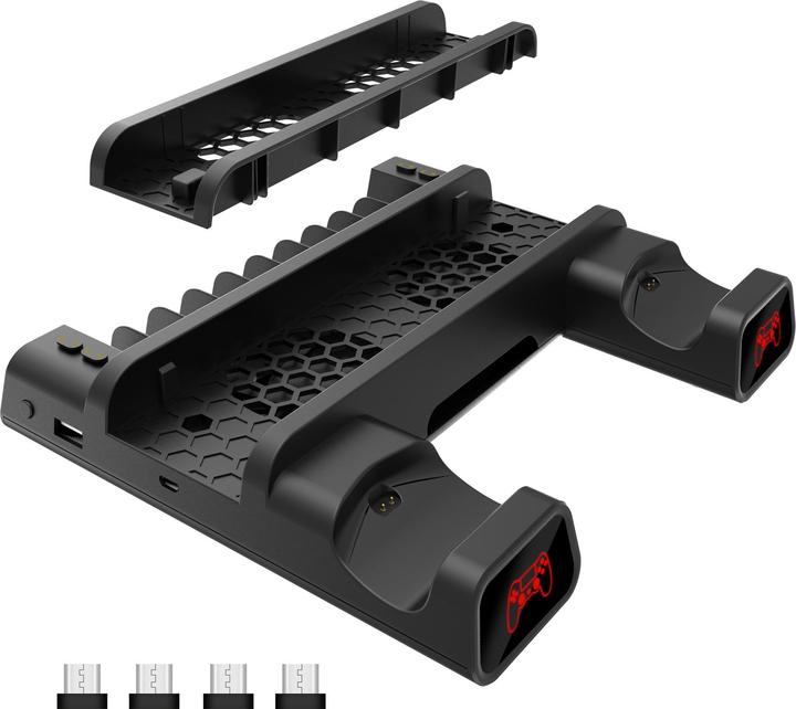 Actual product image White Shark Shark PS4-19076 Cutman PS4 Cooling pad + 2 Charging Dock (PS4)