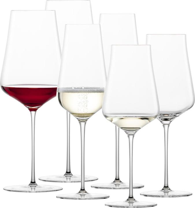 Produktbild Zwiesel Bordeaux Weisswein Champagner Gläser Duo (6 Gläser, Weissweingläser)