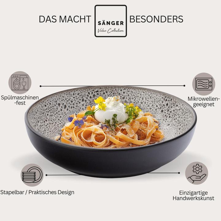 Produktbild Sänger Pastaschalen Set Luxor (6 x, 21.50 cm)