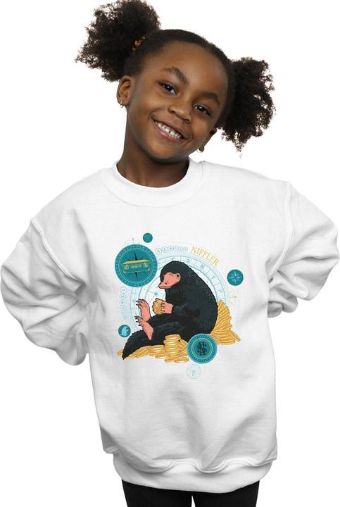 Actual product image Fantastic Beasts Girls Sitting Niffler Sweatshirt (116)