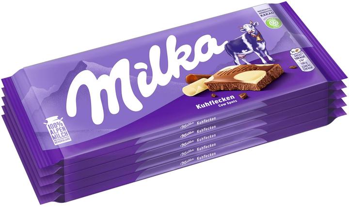 Milka 5X100G TABLETS COW SPOTS (510 g)