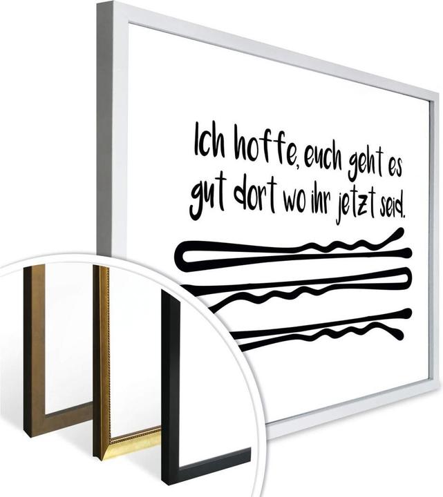Produktbild Trenddeko Ich hoffe euch geht es gut (80 x 60 cm)