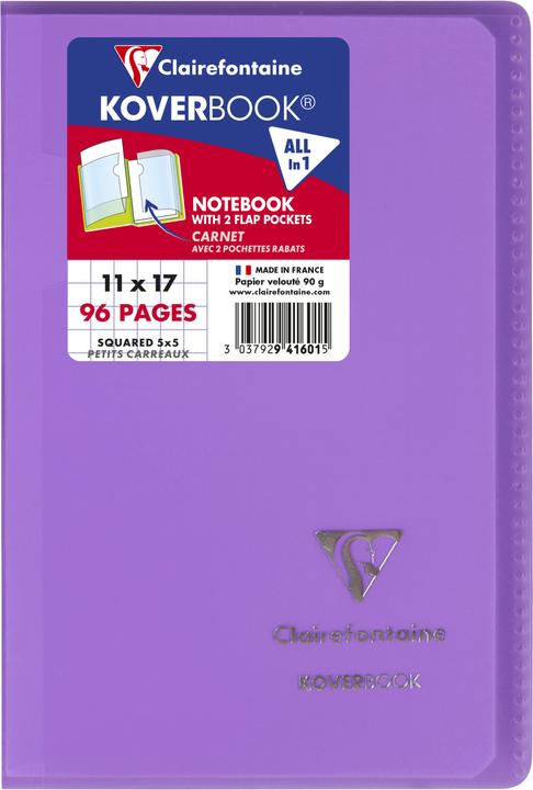 Actual product image Clairefontaine Koverbook (B3, Checked, Soft cover)