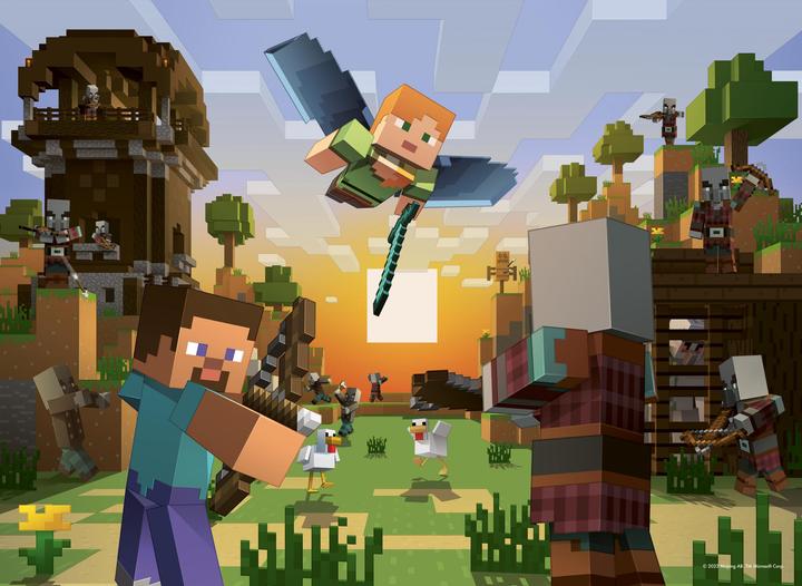 Actual product image Ravensburger Minecraft puzzle 4x100pzs (100 pieces)