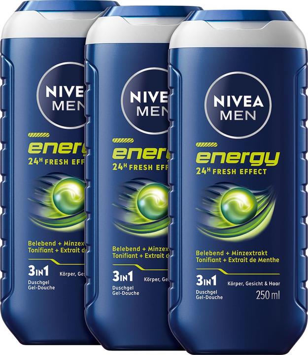 Image du produit NIVEA Energy Trio (750 ml)