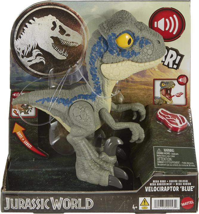Image du produit Jurassic World Mega Roar Velociraptor