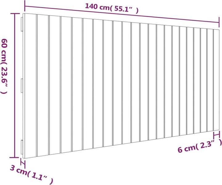 Image du produit VidaXL Chloé (166 x 3 x 110 cm)