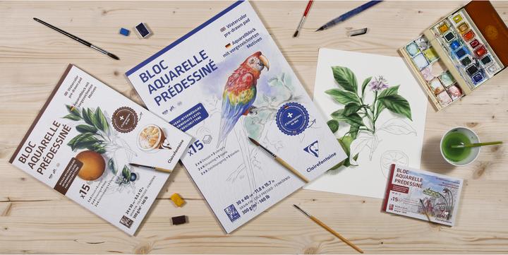 Immagine prodotto Clairefontaine Blocco di acquerello (300 g/m², 15 x)