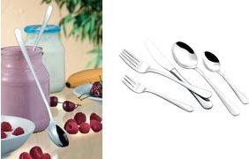 Actual product image Esmeyer 156-119 Cutlery, stainless steel, silver, 21 x 1 x 1 cm (12 Piece, Cutlery set)