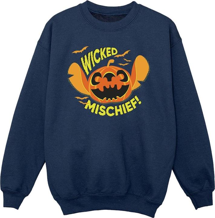Produktbild Disney Lilo And Stitch Wicked Mischief Sweatshirt Mädchen (140, 146)