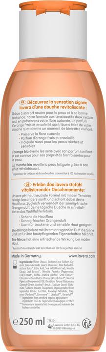 Image du produit Lavera Pflegedusche Vitalisierend Bio Orange & Bio Minze (250 ml)
