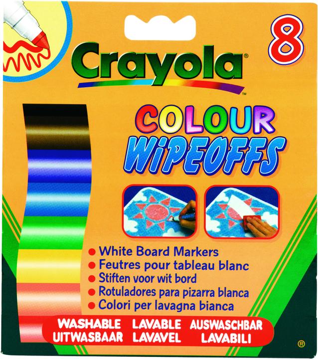 Actual product image Crayola Color WipeOff Whiteboard Marker (Multinational, 8 x)