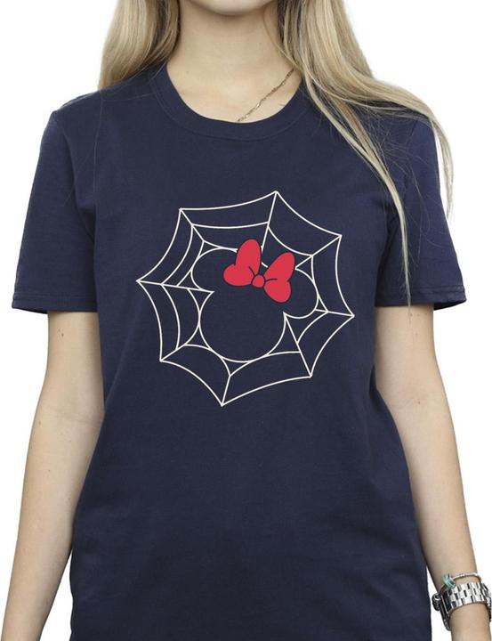 Immagine prodotto Disney Minnie Mouse Spider Web Maglietta Ampia Donna (S)