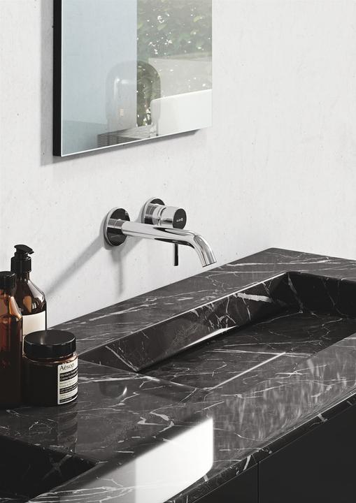 Actual product image Kludi BOZZ concealed two hole wall mounted basin mixer, spout 18 cm