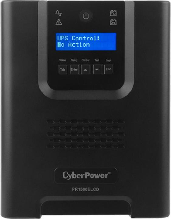 Immagine prodotto Cyberpower PR1500ELCD Line-Interactive 1500VA/1350W Sinsuwelle AVR LCD Output(8) IEC RS232 USB HID EPO SNM... (1500 VA, 1350 W, Interattivo linea UPS)