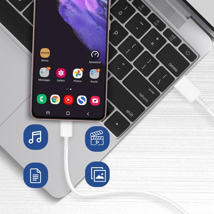 Actual product image Samsung USB A – USB C (1 m, USB 3.2 Gen 2)