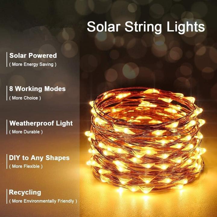 Immagine prodotto Lumina Swiss Catena luminosa solare a LED calda (14 m)