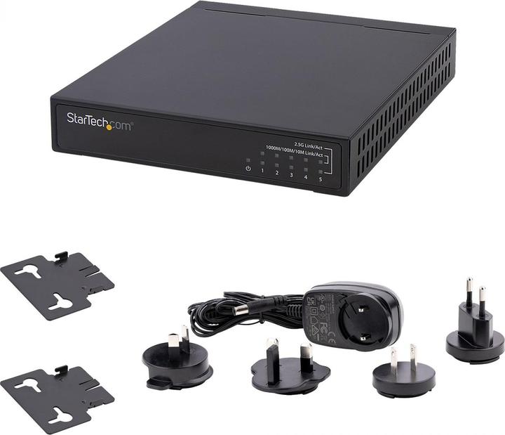 Image du produit StarTech Commutateur 2.5G non administrable Commutateur Gigabit 5 ports 2.5GBASE-T non administrable (5 Ports)