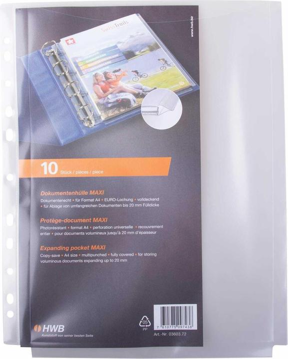 Actual product image Hwb Show bags grained (A4, 10 x)