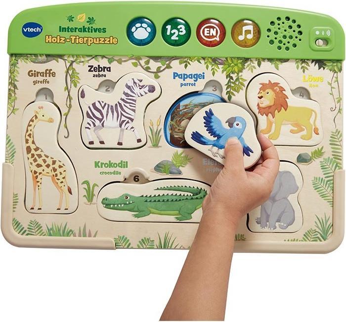 Produktbild VTech Interaktives Tierpuzzle (6 Teile)