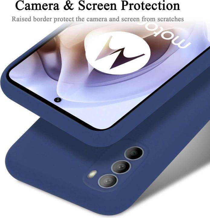 Actual product image Cadorabo Bumper Case for Motorola MOTO G31 / G41 TPU Liquid Silicone Cover for Motorola MOTO G31 / G41 (Motorola Moto G31, Motorola Moto G41)
