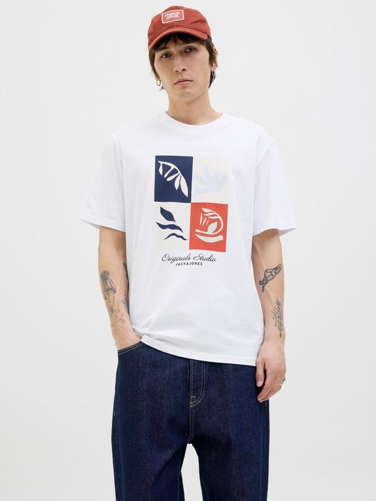 Actual product image Jack & Jones Gedruckt Rundhalsausschnitt T-shirt T-shirt (M)