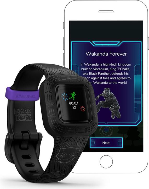 Produktbild Garmin Vivofit jr. 3 Marvel Black Panther (20 mm)