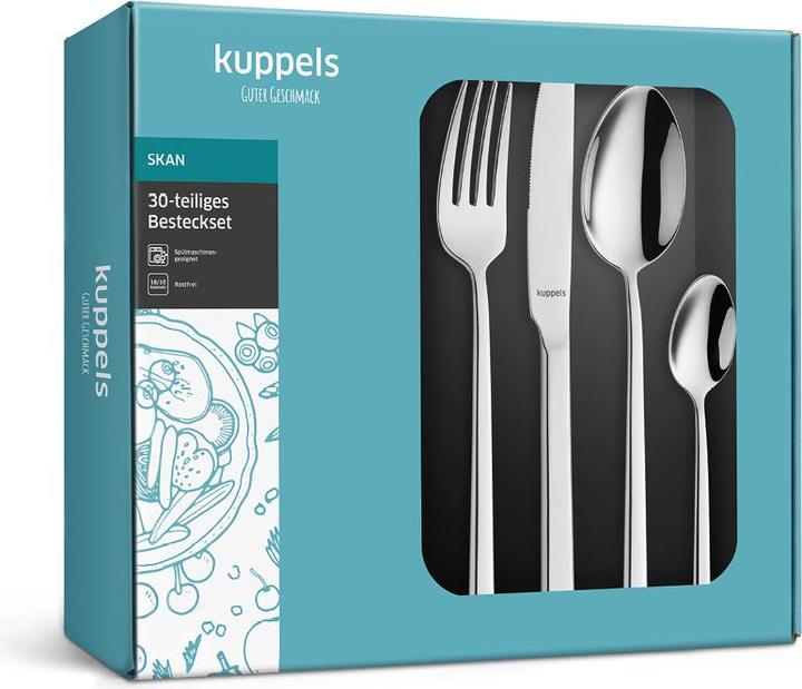 Actual product image Kupples Kuppels table cutlery, 30 set, Como (30 Piece, Cutlery set)