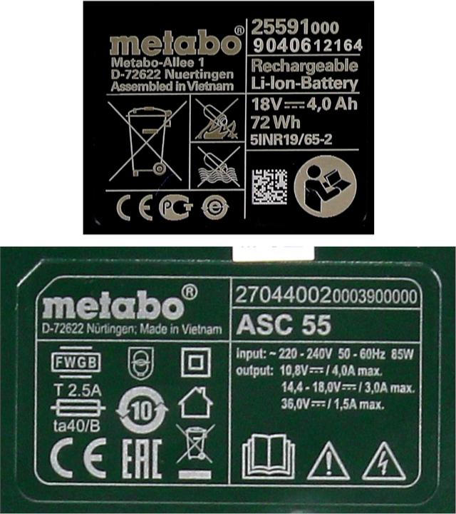 Image du produit Metabo Kit de base (18 V)