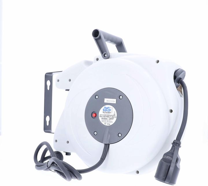 Actual product image As - Schwabe Ištraukiamas ilgintuvas AS-SCHWABE EasyToGo 18m (18 m, 1.50 mm²)