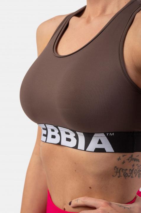 Produktbild Nebbia Medium Impact Cross Back Sports Bra 410 brown (XS)
