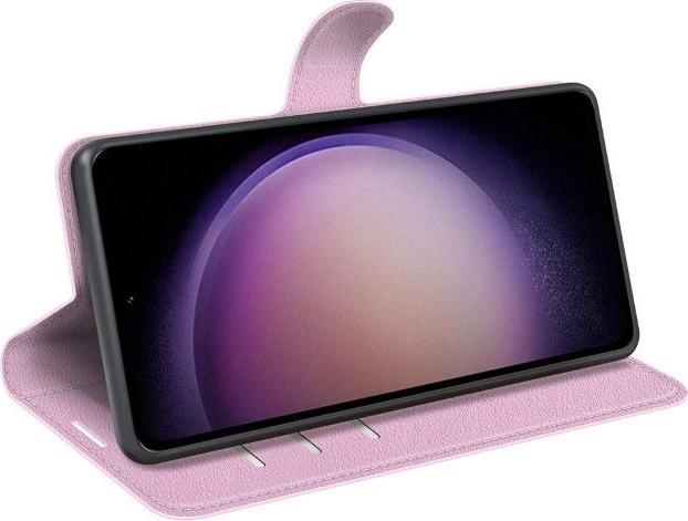 Actual product image MU Classic Litchi Leather Bookcover Series (Samsung Galaxy S23 FE)
