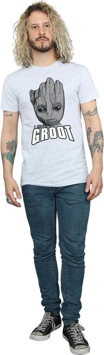 Image du produit - T-shirt GUARDIANS OF THE GALAXY GROOT FACE - Homme (L)