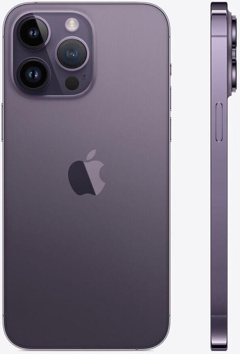 Produktbild Re!commerce iPhone 14 Pro Max (128 GB, Deep Purple, Violett, 6.70", 48 Mpx, SIM + eSIM, A / Wie neu)