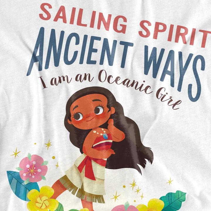 Actual product image Moana Unisex Adult Sailing Spirit T-Shirt (M)