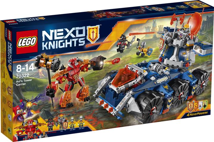 Image du produit LEGO La tour de défense mobile d'Axl (70322, LEGO Nexo Knights)