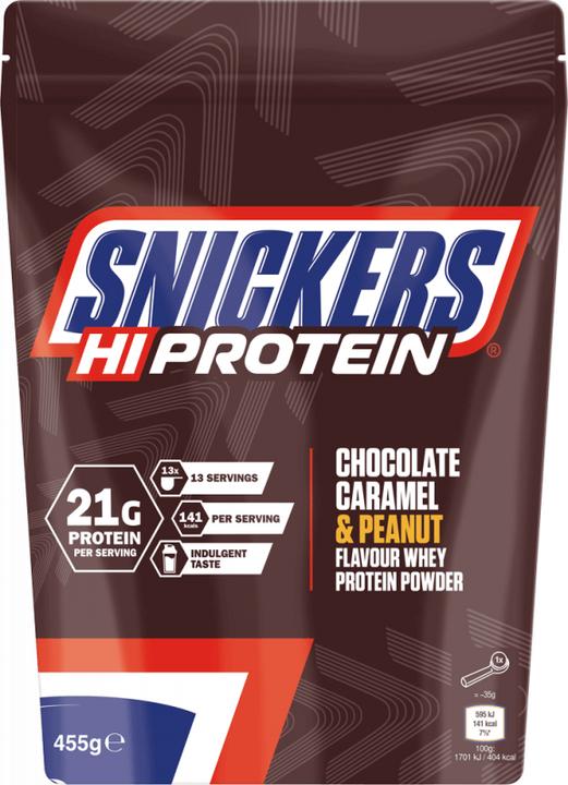Produktbild Hubba Bubba Snickers Protein Powder (Schokolade, Karamell & Erdnuss, 1 Stk., 510 g)