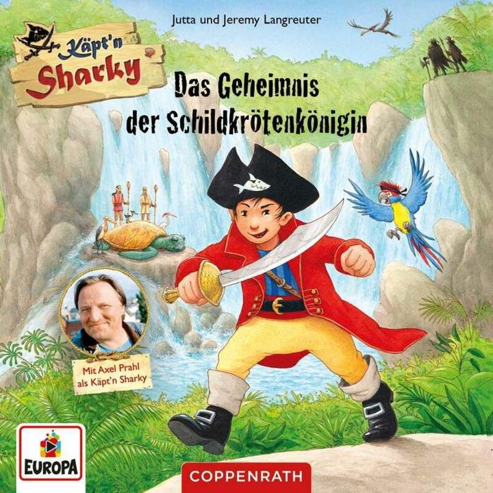 Produktbild CD Hörspiel: Käpt'n Sharky - Das Geheimnis der Schildkrötenkönigin (Jutta Langreuter, Axel Prahl, Silvio Neuendorf, Jeremy Langreuter, Deutsch)