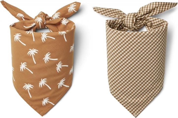 Produktbild Liewood Bali Bandana Tücher Palms - Almond Mix