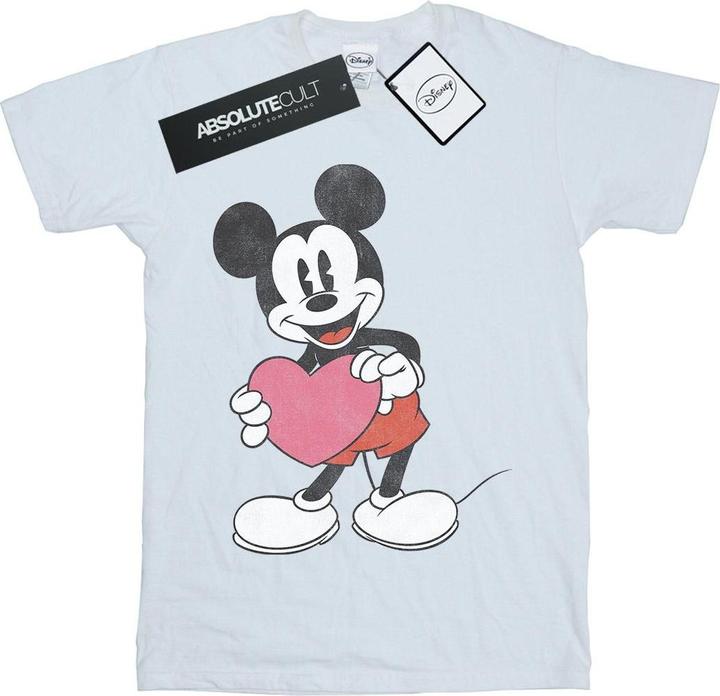 Disney Mickey Mouse Valentine Heart TShirt (XXL)