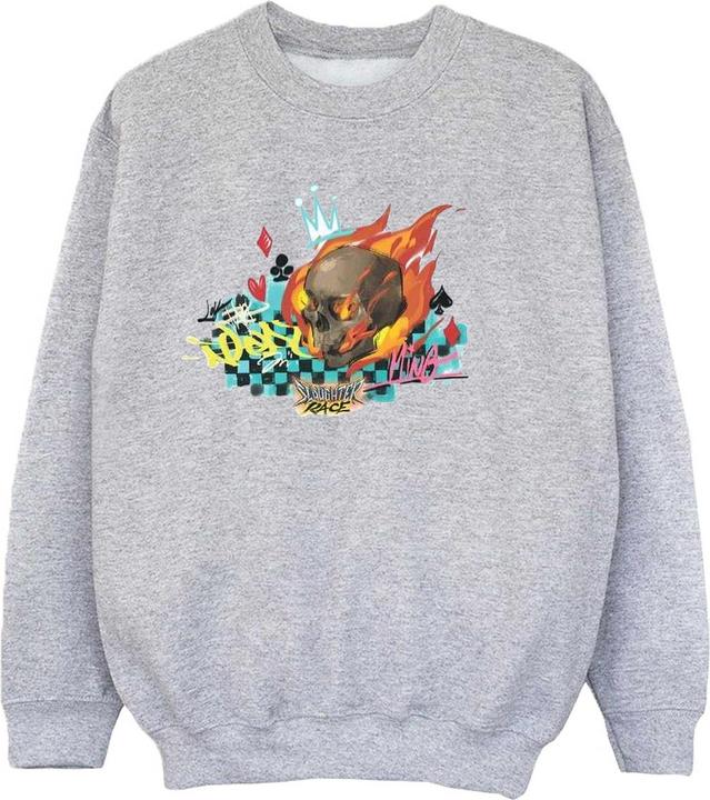 Disney Wreck It Ralph Race Skull Sweatshirt Jungen