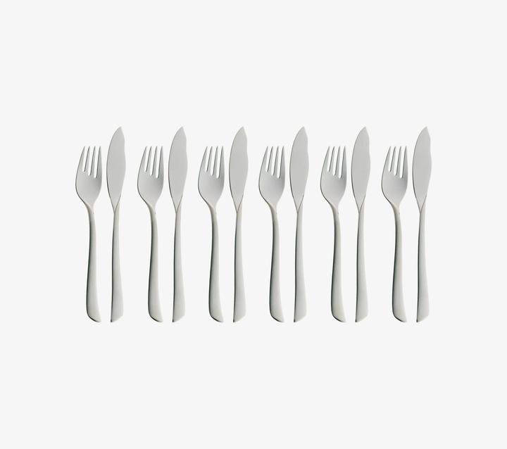 Productafbeelding WMF Visbestek Vismes Vork 12st Virginia roestvrij staal 18/10 mat (12 Stuk, Bestekset)
