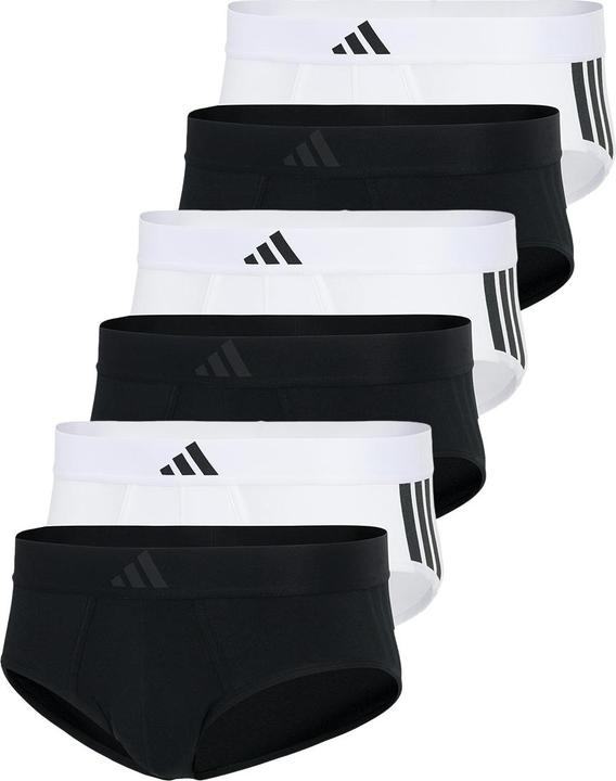 Produktbild adidas 6er Pack Active Flex Cotton 3 Stripes Slip / Unterhose (M, 6er Pack)