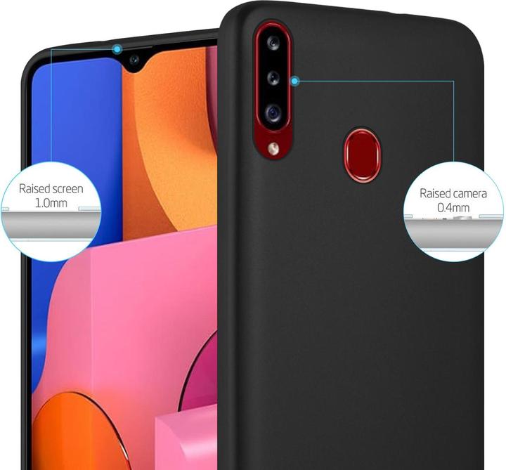 Immagine prodotto Cadorabo Copertura metallica opaca in TPU (Samsung Galaxy A20s)