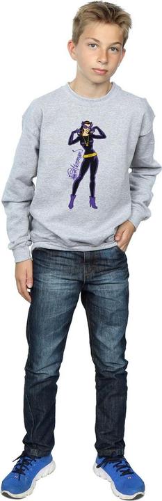 Actual product image Boys Catwoman Happy Pose Sweatshirt (128)
