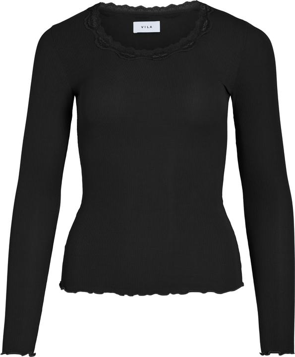 Actual product image Vila Round neck top with long sleeves (M)