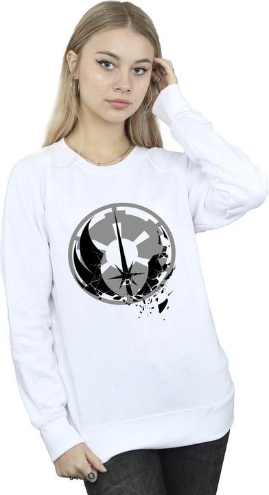 Actual product image Star Wars Womens/Ladies Obi-Wan Kenobi Fractured Logos Sweatshirt (XXL)