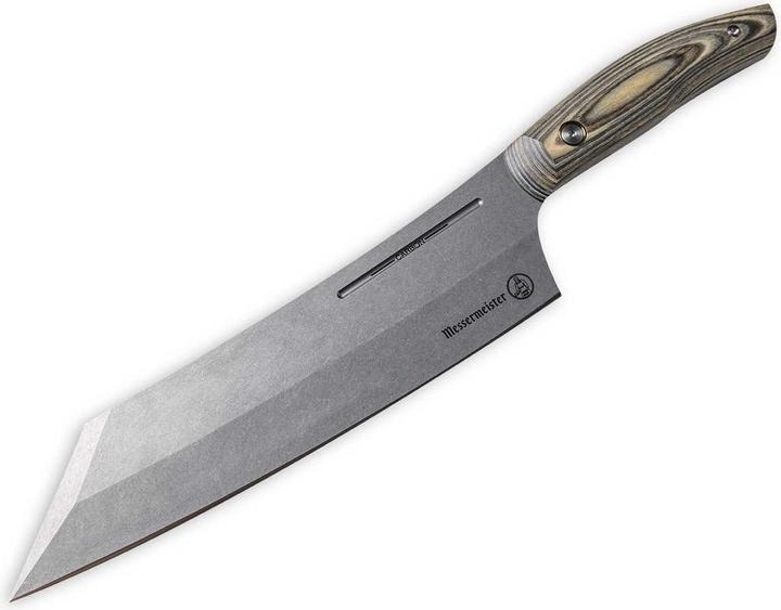 Produktbild Messermeister Kochmesser Carbon Bunka 20 cm, Braun/Grau (21.60 cm)