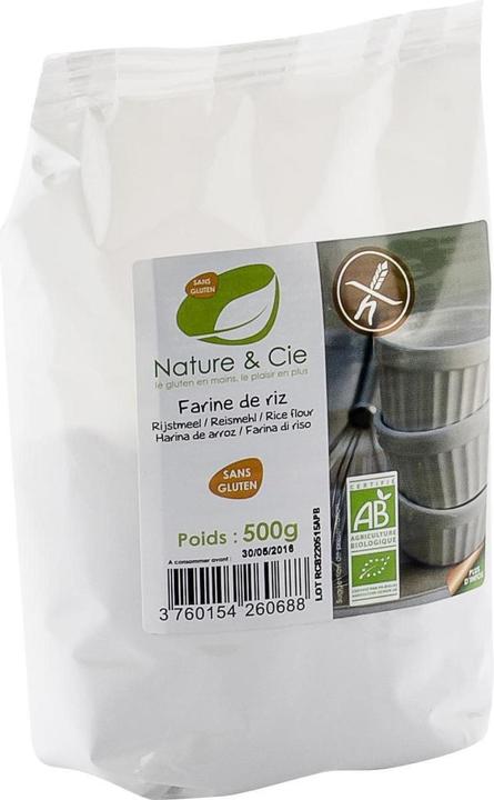 Immagine prodotto Nature et Cie Confezione Farina di riso biologica senza glutine 500 g (500 g)
