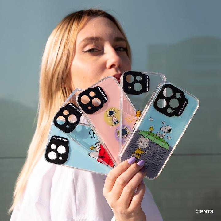 Actual product image SBS case&me Peanuts cover cam logo for iPhone 14 Pro design1 Linus Umbrella (Apple iPhone 14 Pro)